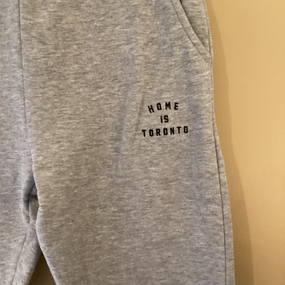 Peace Collective ‘Home is Toronto’’ Premium Joggers - Marled Gray - Size Small - Picture 6 of 8